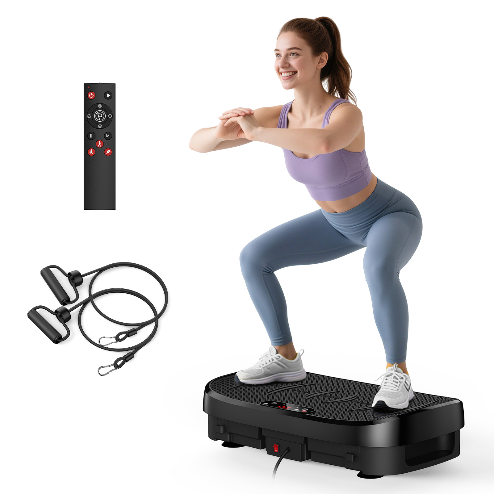 Plate Compactor Vibrator - لوح اهتزاز لحرق الدهون ومنصة لياقة