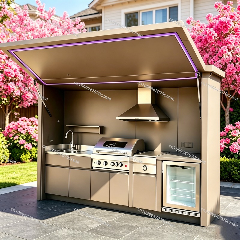 Heavy Equipment In Kitchen - وحدة مطبخ خارجي متكاملة لجميع الأحوال