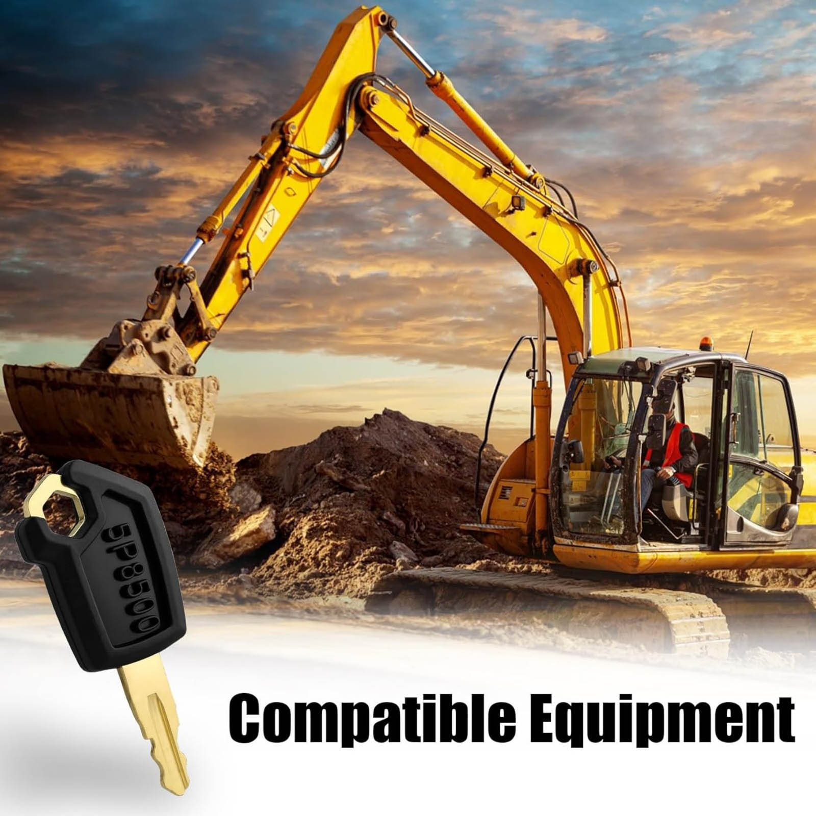 Heavy Equipment Cat - 10 قطع مفتاح إشعال 5P8500 0964753