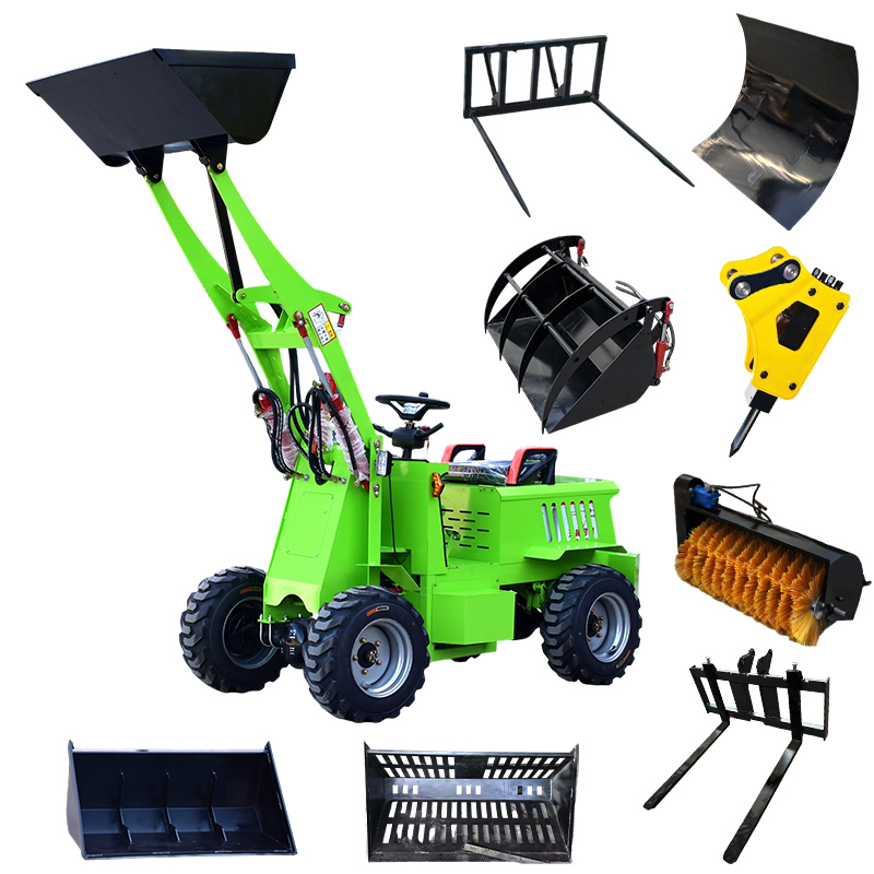 لودر صغير بعجلات مع دلو، لودر  - مراجعة Wheel Loader وسعره