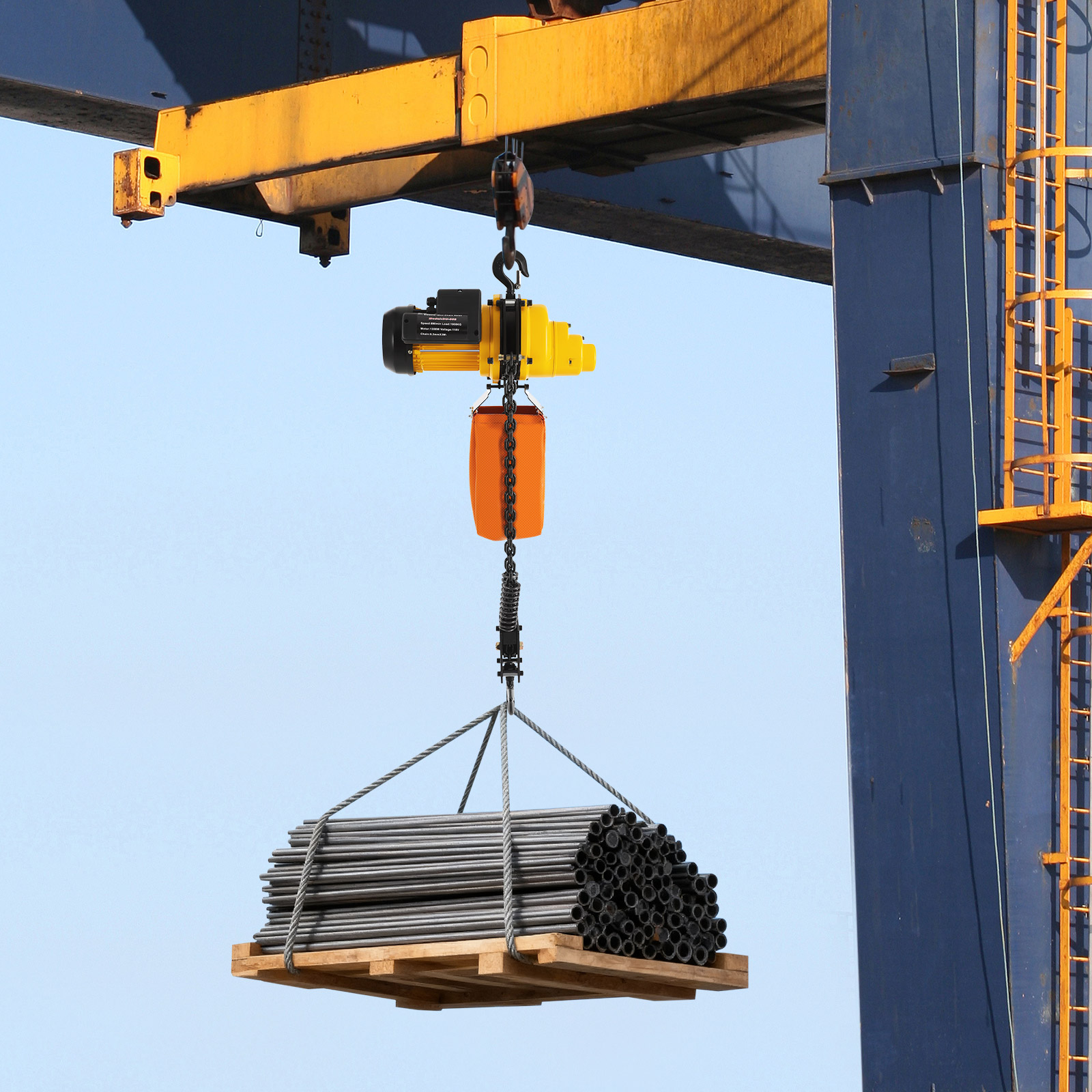 رافعة سلسلة كهربائية 110 فولت  - مراجعة Electric Chain Hoist وسعره