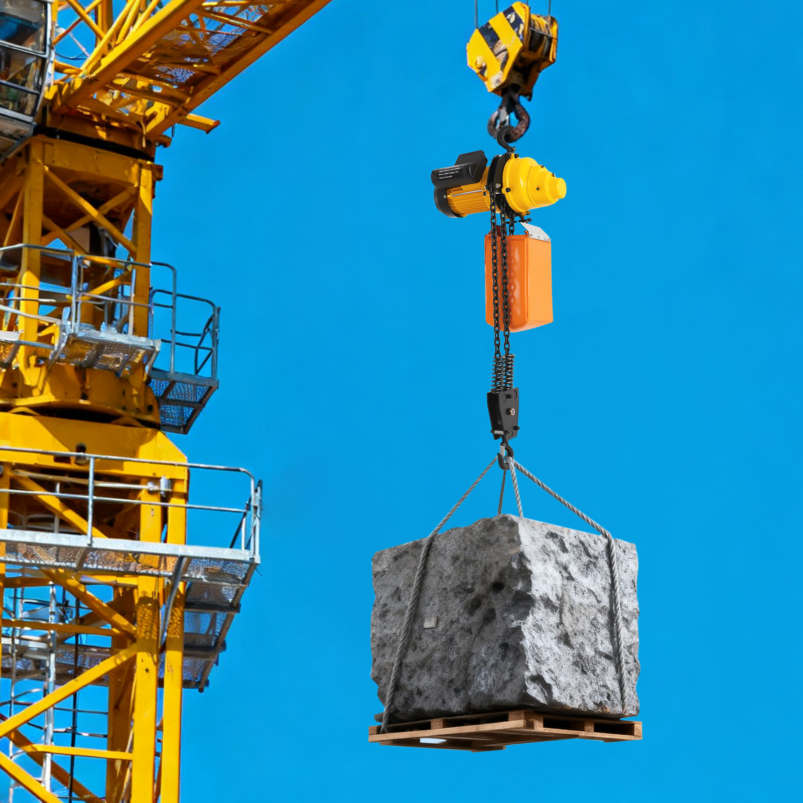رافعة سلسلة كهربائية 110 فولت  - مراجعة Electric Chain Hoist وسعره