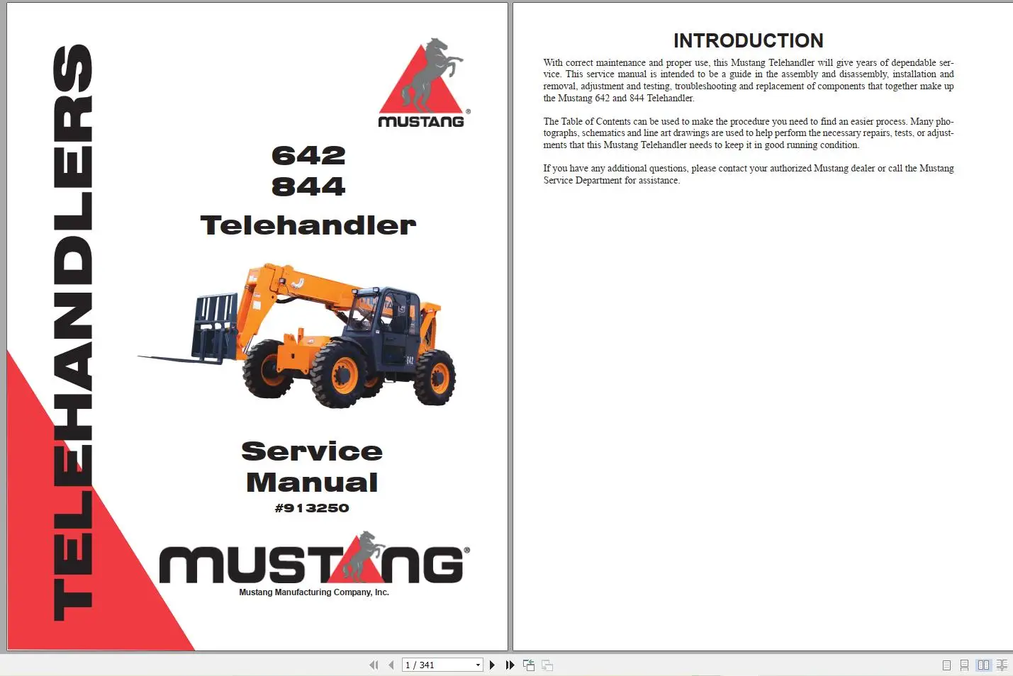 AutoDVD Mustang Machinery المع - مراجعة Heavy Equipment Manual وسعره