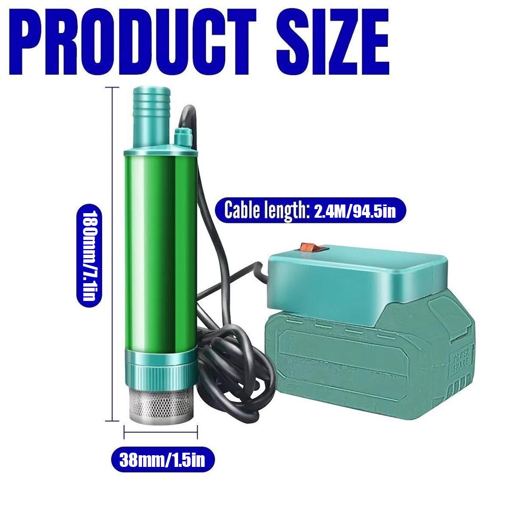 مضخة زيت ببطارية ليثيوم 20 فول - مراجعة Diesel Water Pump وسعره