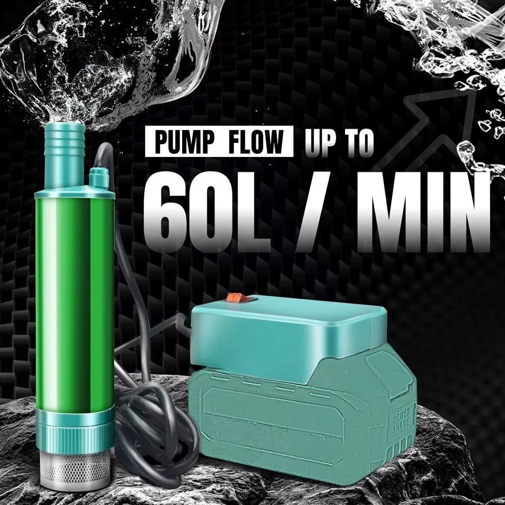 مضخة زيت ببطارية ليثيوم 20 فول - مراجعة Diesel Water Pump وسعره