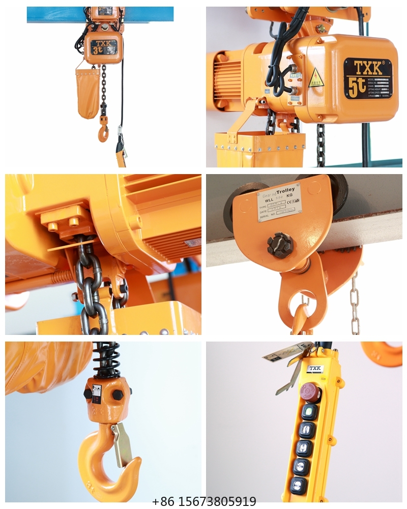 رافعة سلسلة كهربائية TXK بقدرة - مراجعة Electric Chain Hoist وسعره