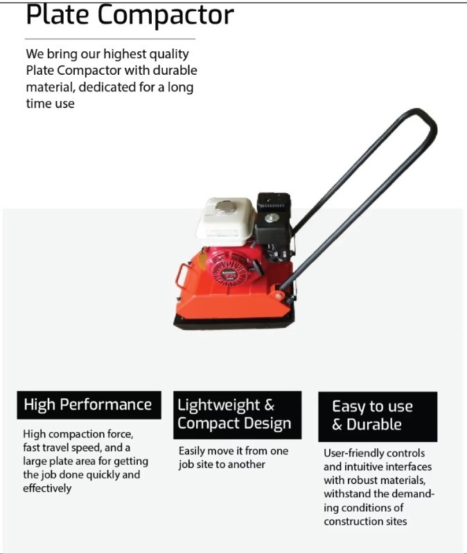 حار بيع عالية الجودة الاهتزاز  - مراجعة Plate Compactor Vibrator وسعره