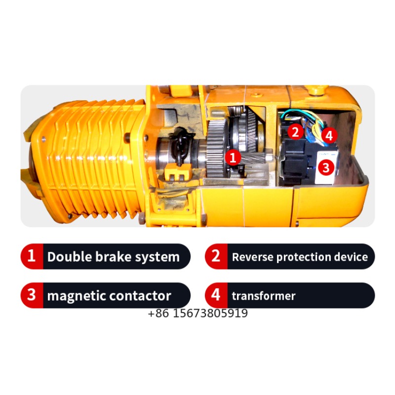 رافعة سلسلة كهربائية أسطوانية  - مراجعة Electric Chain Hoist وسعره